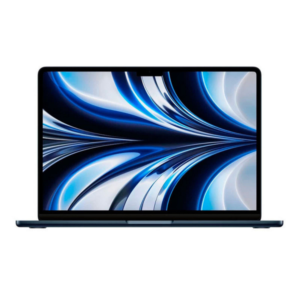 Apple MacBook Air 13" (M2, 8C CPU, 8C GPU, 2022), 16 ГБ, 256 ГБ SSD, Midnight («Полуночный черный»)