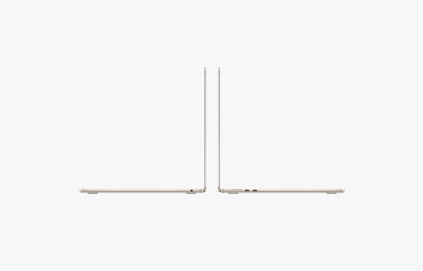 Фото Apple MacBook Air 15" (M5, 10C CPU, 10C GPU, 2026), 24 ГБ, 1 ТБ SSD, Starlight (сияющая звезда)