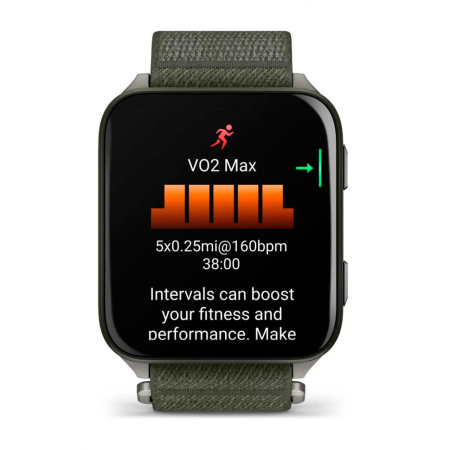 Мультиспортивные часы Garmin Venu X1 Black with Slate Titanium Caseback and MOSS Comfortfit Nylon Band фото