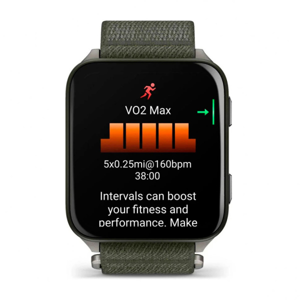 Мультиспортивные часы Garmin Venu X1 Black with Slate Titanium Caseback and MOSS Comfortfit Nylon Band фото
