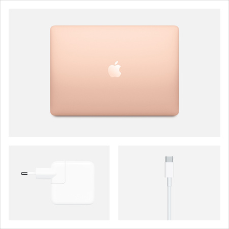 Apple MacBook Air 13" (Quad Core i7 1,2 ГГц, 2020), 16 ГБ, 512 ГБ SSD, Gold (золотой)