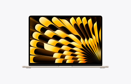 Фото Apple MacBook Air 15" (M5, 10C CPU, 10C GPU, 2026), 32 ГБ, 512 ГБ SSD, Starlight (сияющая звезда)