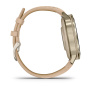 Мультиспортивные часы Garmin Venu 4, 41 мм, Lunar Gold with Bone Silicone Band and Light Sand Leather Band фото