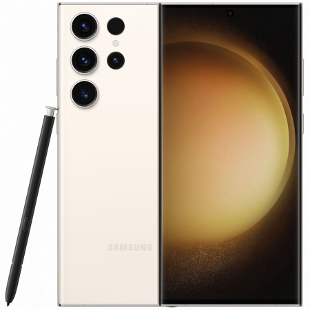 Samsung Galaxy S23 Ultra, 256 ГБ, Cream (бежевый)