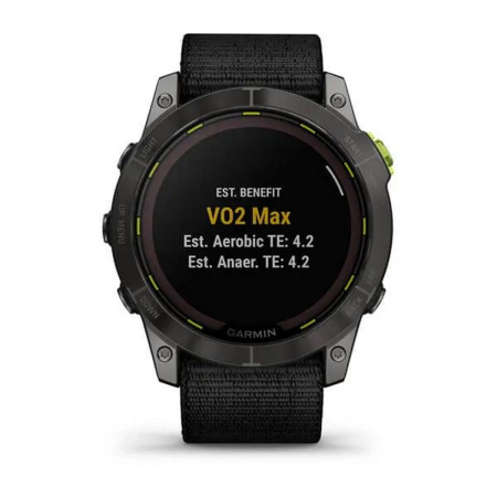 Мультиспортивные часы Garmin Enduro 2 Sapphire Solar Carbon Grey DLC Titanium  with Ultrafit Band