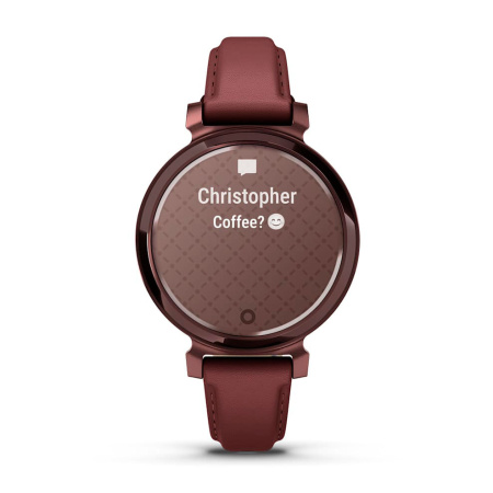 Умные часы Garmin Lily 2 Dark Bronze Case with Mulberry Leather Band