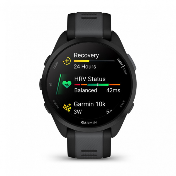 Фото Мультиспортивные часы Garmin ForeRunner 165 Black/ Slate