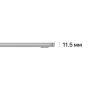 Apple MacBook Air 15" (M2, 8C CPU/10C GPU, 2023), 16 ГБ, 2 ТБ SSD, Silver (серебристый)