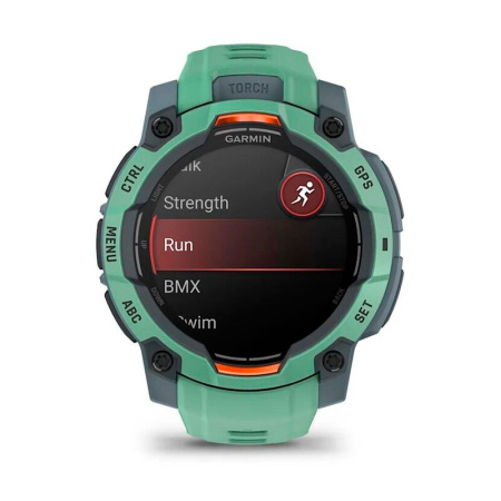 Мультиспортивные часы Garmin INSTINCT 3 AMOLED Neo Tropic, 45 mm