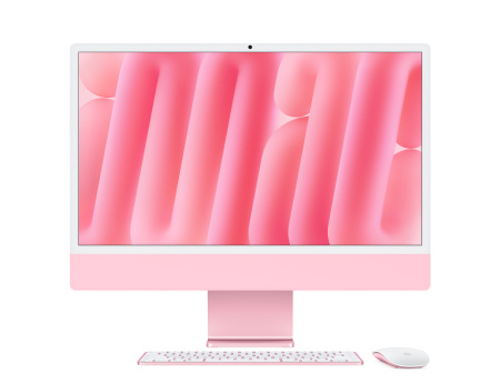 Apple iMac 24" Retina 4,5K, M4 (8C CPU, 8C GPU, 2024), 16GB, 512GB SSD, Pink (розовый)