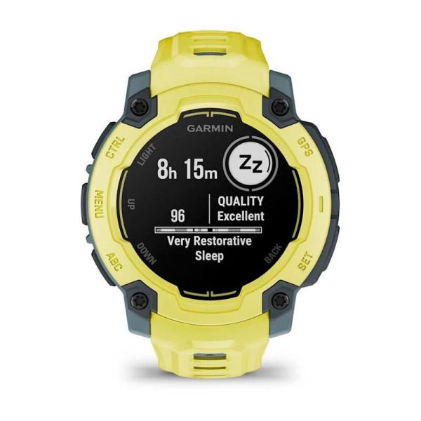 Мультиспортивные часы Garmin INSTINCT E Electric Lime, 45 mm