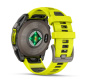 Умные часы Garmin Fenix 8, 47 мм, Solar, Sapphire Titanium, Yellow