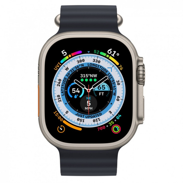 Apple Watch Ultra 1, 49mm, Titanium, Midnight Ocean Band