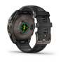 Умные часы Garmin Fenix 8, 47 мм, Amoled Sapphire Carbon Gray DLC Titanium with Black/Pebble Gray Silicone