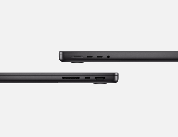 Фото Apple MacBook Pro 14" (M5 10C CPU, 10C GPU, 2025) 16ГБ, 1ТБ SSD, Space Black, Nano-Texture Display