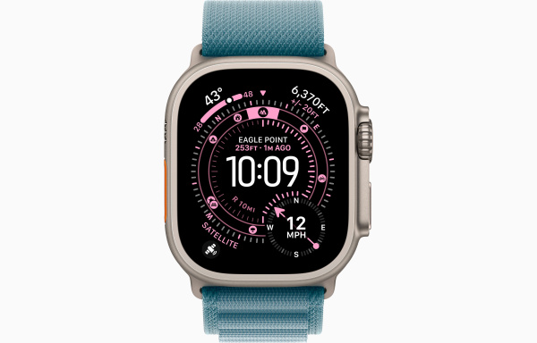 Apple Watch Ultra 3, 49mm, Natural Blue Alpine Loop M, MEWM4 