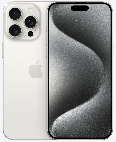 Apple iPhone 15 Pro Max Sim+E-Sim 256GB White  Titanium (белый титан)