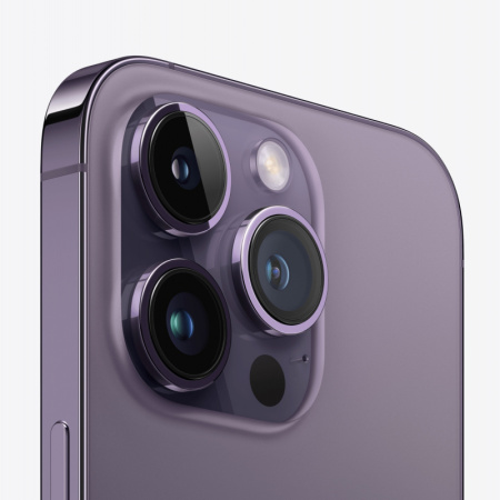 Apple iPhone 14 Pro SIM 128 ГБ, темно-фиолетовый (Deep Purple)