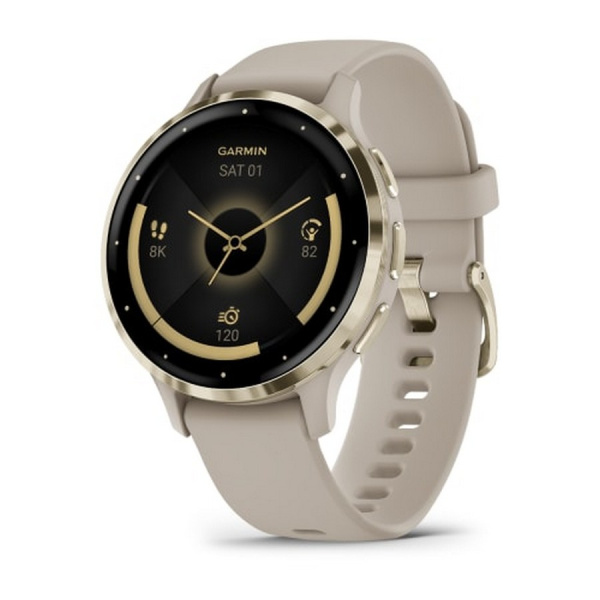 Мультиспортивные часы Garmin Venu 3 S Soft Gold French/Gray 