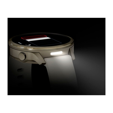 Мультиспортивные часы Garmin Venu 4, 41 мм, Lunar Gold with Bone Silicone Band and Light Sand Leather Band фото