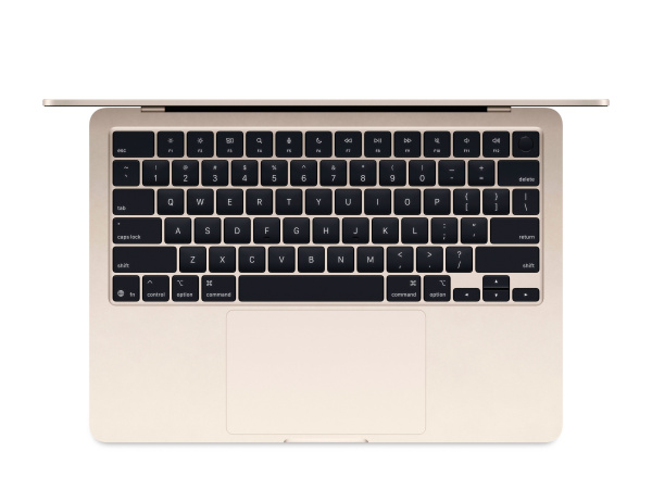 Apple MacBook Air 15" (M4, 10C CPU, 10C GPU, 2025), 16 ГБ, 256 ГБ SSD, Starlight («сияющая звезда»)