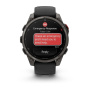 Умные часы Garmin Fenix 8 Pro, 51 мм, Amoled Sapphire Lens Tinanium With Graphite/Black Silicone Band фото