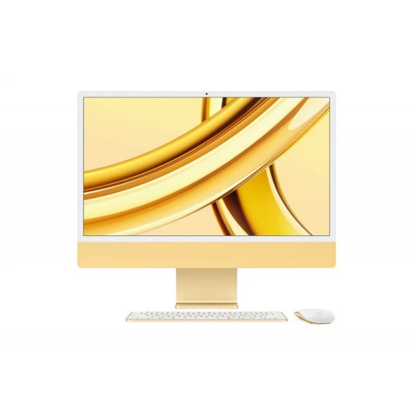 Apple iMac 24" Retina 4,5K, M3 (8C CPU, 10C GPU), 16Gb, 1Tb SSD, Yellow (жёлтый)