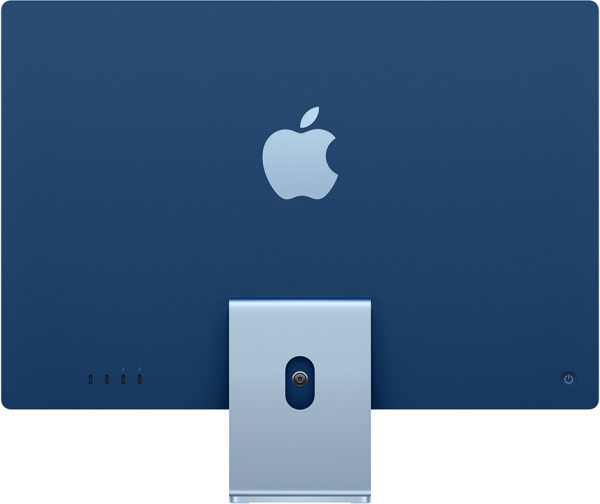 Apple iMac 24" Retina 4K, M1 (8C CPU, 8C GPU), 8 ГБ, 256 ГБ SSD, Blue (синий)