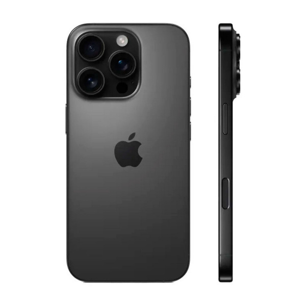 Apple iPhone 16 Pro, dual-SIM, 128 GB, Black Titanium (титановый чёрный)