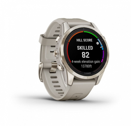 Мультиспортивные часы Garmin Fenix 7S Pro Sapphire Solar Soft Gold