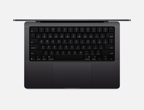 Фото Apple MacBook Pro 14" (M5 10C CPU, 10C GPU, 2025) 32ГБ, 1ТБ SSD, Space Black, Nano-Texture Display