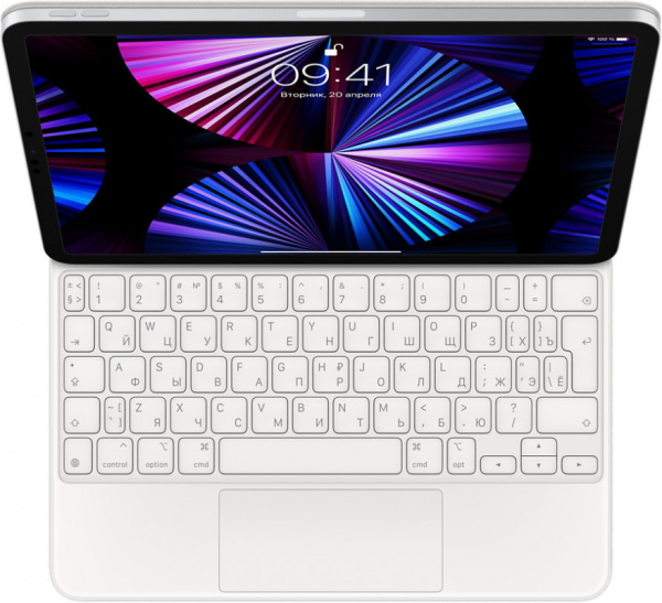 Чехол-клавиатура Apple Magic Keyboard для iPad Pro 11" (3-го поколения) и iPad Air (4‑го поколения), белый