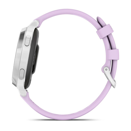 Умные часы Garmin Lily 2 Active Silver with Purple Jasmine Silicone Band