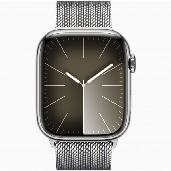 Apple Watch Series 9, 41mm, Silver / Milanese Loop