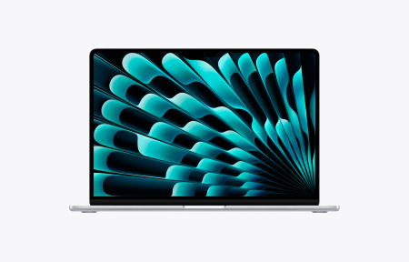 Фото Apple MacBook Air 15" (M5, 10C CPU, 10C GPU, 2026), 24 ГБ, 1 ТБ SSD, Silver (серебристый)