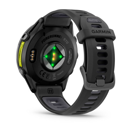 Часы Garmin Forerunner 970 Carbon Gray DLC Titanium Black / Translucent Whitestone Band
