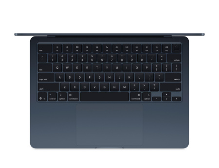Apple MacBook Air 13" (M3, 8C CPU, 10C GPU, 2024), 16 ГБ, 256 ГБ SSD, Midnight («Полуночный черный»)