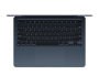 Apple MacBook Air 13" (M3, 8C CPU, 10C GPU, 2024), 16 ГБ, 256 ГБ SSD, Midnight («Полуночный черный»)