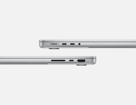 Фото Apple MacBook Pro 16" (M3 Pro 12C CPU, 18C GPU, 2023) 18 ГБ, 512 ГБ SSD, Silver (Серебристый)