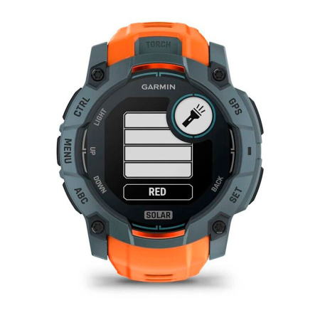 Мультиспортивные часы Garmin INSTINCT 3 Solar Twilight Bezel Solstice Band, 50 mm