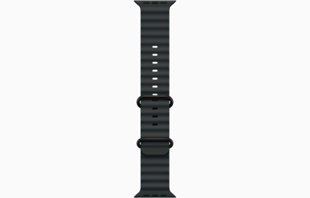 Apple Watch Ultra 3, 49mm, Black Titanium, Black Ocean Band, MF0J4