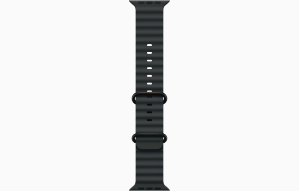 Apple Watch Ultra 3, 49mm, Black Titanium, Black Ocean Band, MF0J4