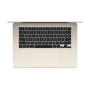 Apple MacBook Air 15" (M3, 8C CPU/10C GPU, 2024), 24 ГБ, 512 ГБ SSD, Starlight («сияющая звезда») 