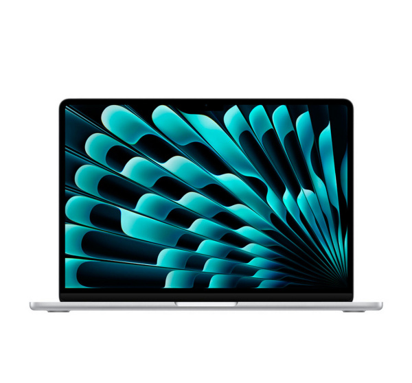 Apple MacBook Air 15" (M3, 8C CPU/10C GPU, 2024), 16 ГБ, 256 ГБ SSD, Silver (серебристый)