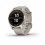 Мультиспортивные часы Garmin Fenix 7S Pro Sapphire Solar Soft Gold