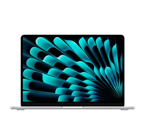 Apple MacBook Air 13" (M3, 8C CPU, 10C GPU, 2024), 16 ГБ, 256 ГБ SSD, Silver (серебристый)