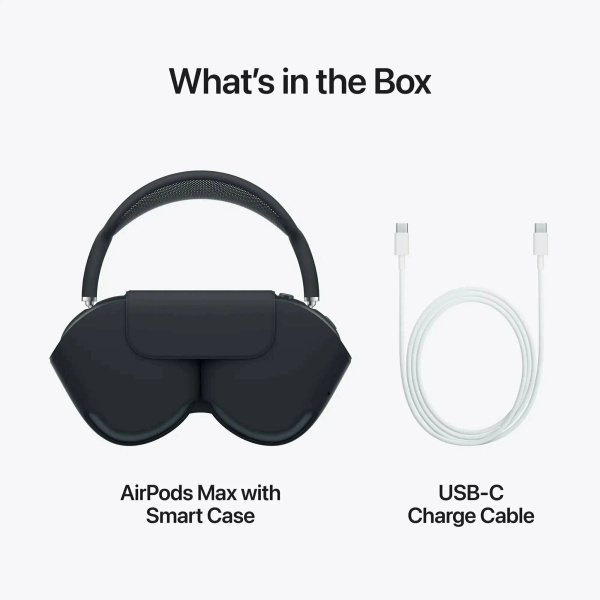 фотоНаушники Apple AirPods Max Gen 2 (USB-C), Midnight (Полуночный чёрный), 2026 год