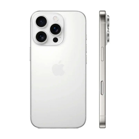 Apple iPhone 16 Pro, eSIM, 128 GB, White Titanium (титановый белый)