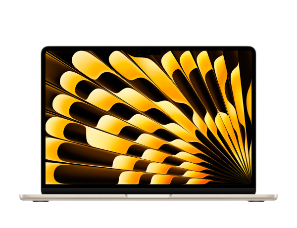 Apple MacBook Air 13" (M4, 10C CPU, 10C GPU, 2025), 16 ГБ, 1 TБ SSD, Starlight («сияющая звезда»)