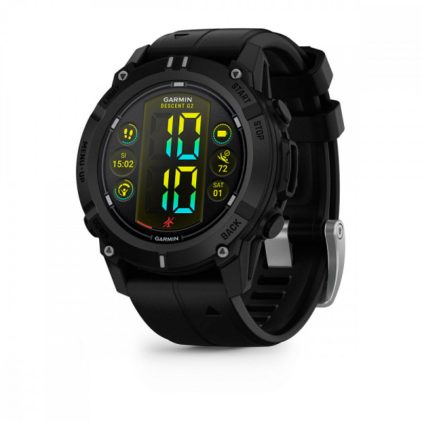 Мультиспортивные часы Garmin Descent G2 Black with Black Band
